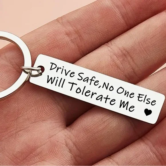 HUMOROUS & ADULT KEYCHAINS “DRIVE SAFE” MULTIPLE STYLES SEE PHOTOS - Picture 9 of 16